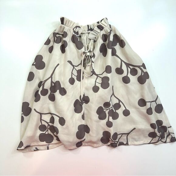 Omamimini Stone Berries Pleated Ruff Collar Tent Sleeveless Dress 3T - Picture 3 of 8